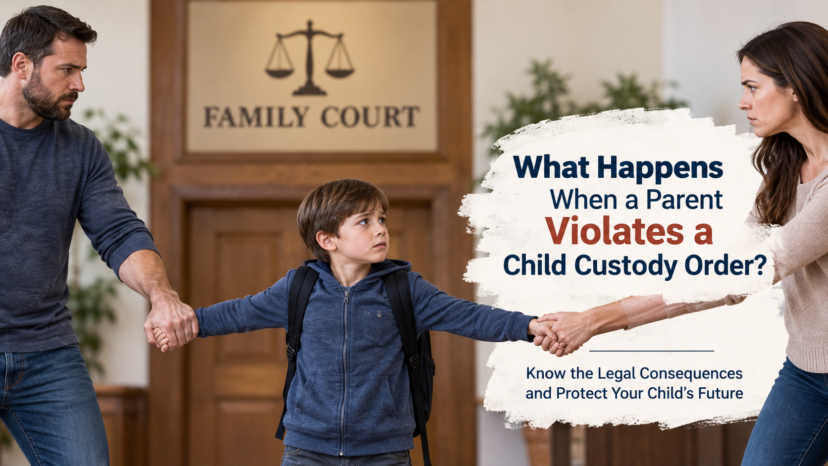 Divorced Parents Discussing Child Custody
